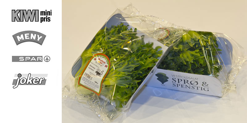 Vestfoldsalat ferdig pakket og merket
